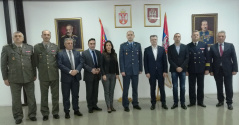 24 October 2018 The Security Services Control Committee in visit to the Military Security Agency 